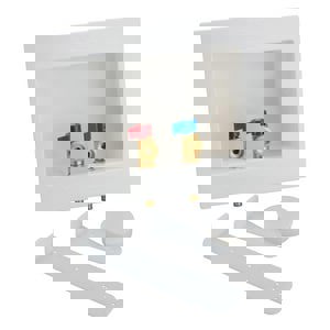 1/2 PEX DUAL DRN OUT BX VLV WHIT